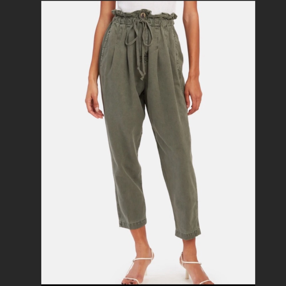 Free People Margate High Rise Pleated Trousers
